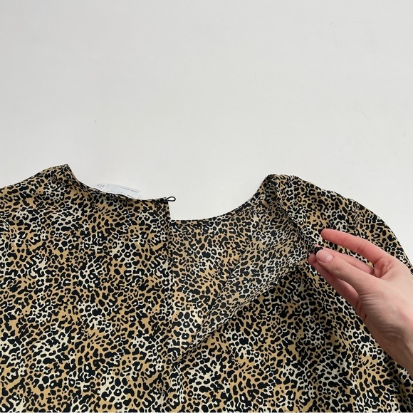ASOS DESIGN CURVE leopard top - Picture 2 of 6